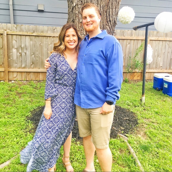 Mandala Daydream Blue Print Maxi Dress - Picture 2 of 6